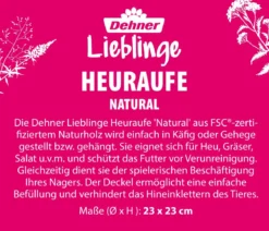 Dehner Lieblinge Heuraufe Natural