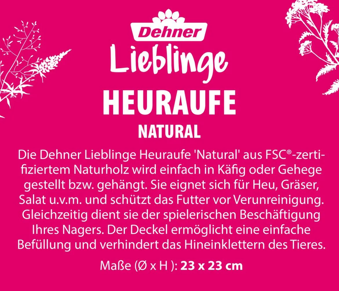 Dehner Lieblinge Heuraufe Natural
