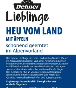 Dehner Lieblinge Heu vom Land mit Apfelstücken, 500 g