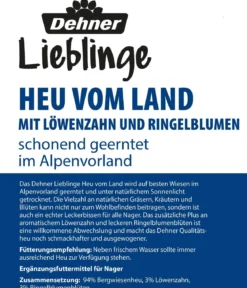 Dehner Lieblinge Heu vom Land mit Löwenzahn, 500 g
