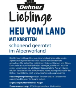 Dehner Lieblinge Heu vom Land mit Karotten, 500 g