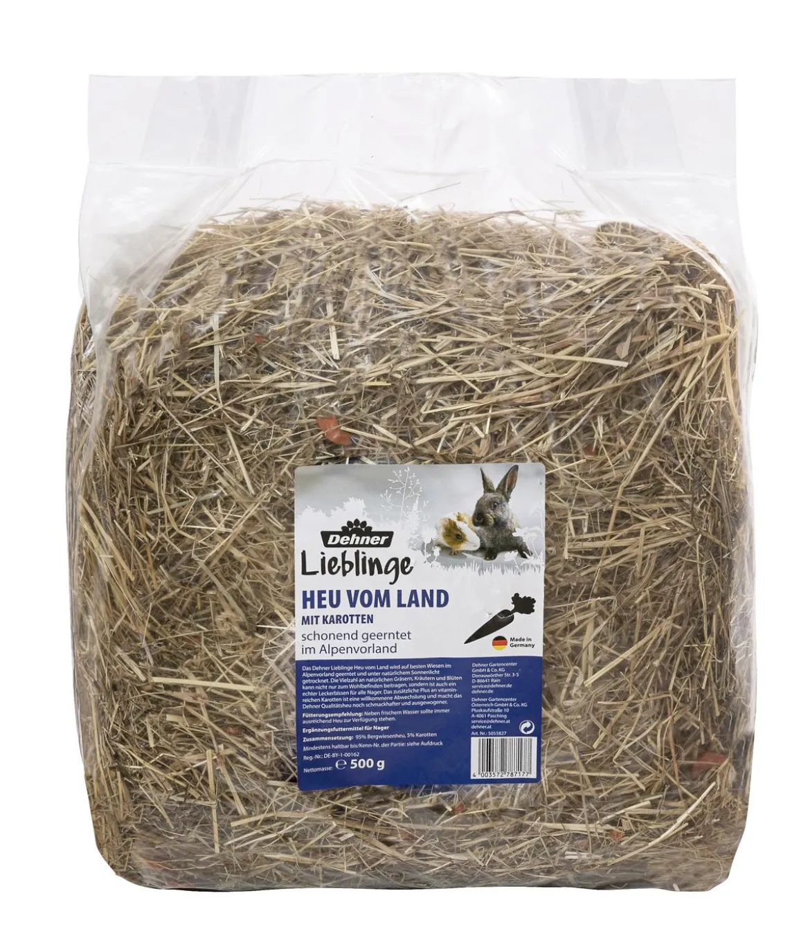 Dehner Lieblinge Heu vom Land mit Karotten, 500 g
