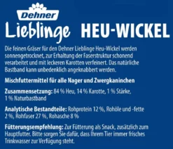 Dehner Lieblinge Heu-Wickel mit Karotten-Topping, 75 g
