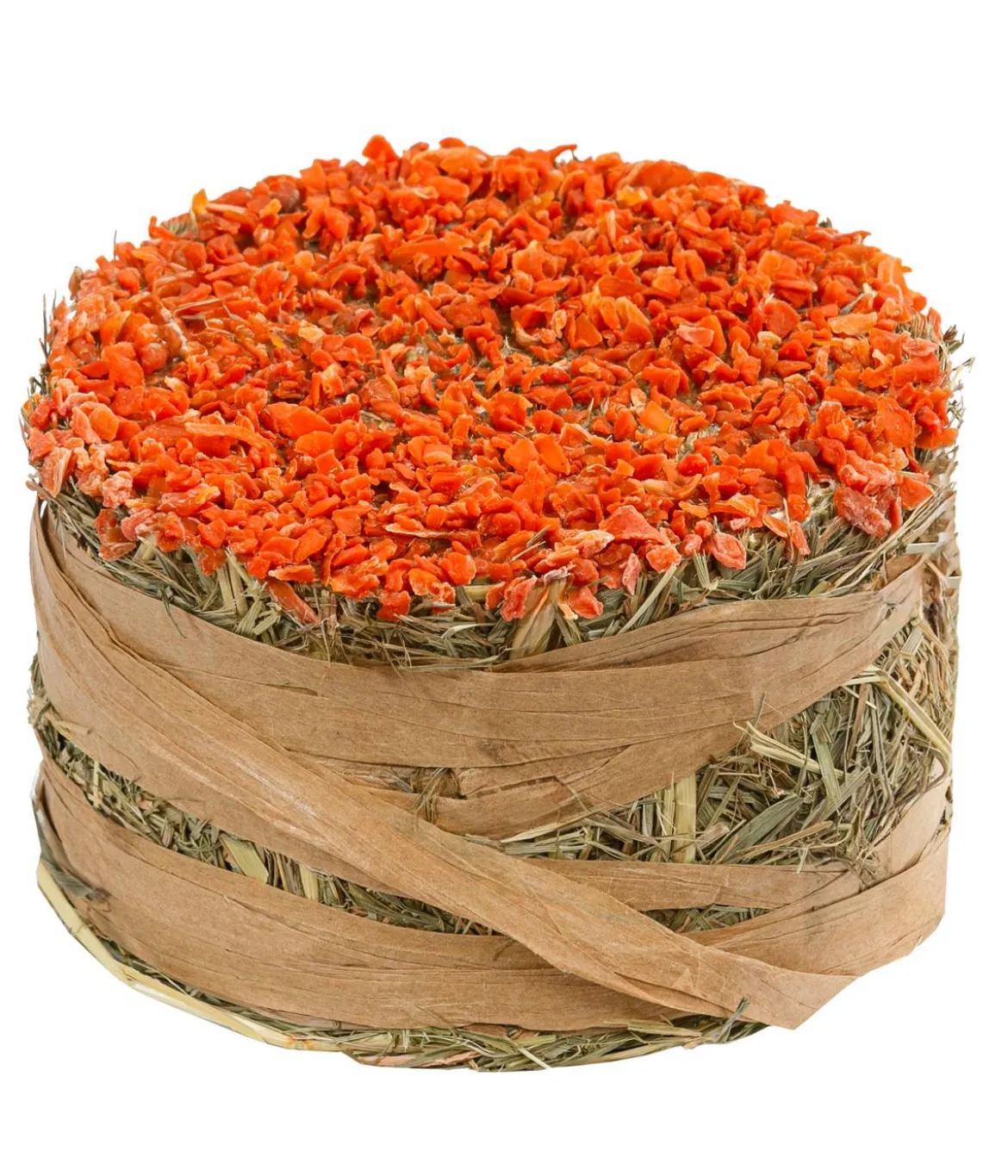Dehner Lieblinge Heu-Wickel mit Karotten-Topping, 75 g