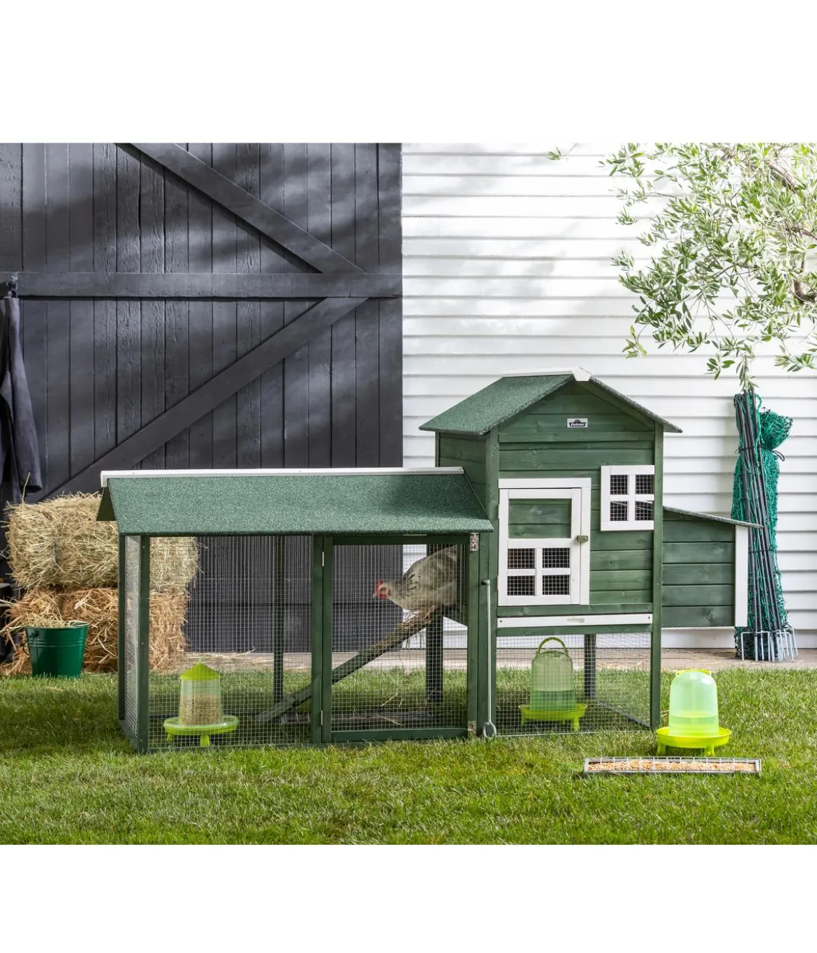 Dehner Lieblinge Hühnerstall Happy Hen, ca. B213,5/H122/T91,5 cm