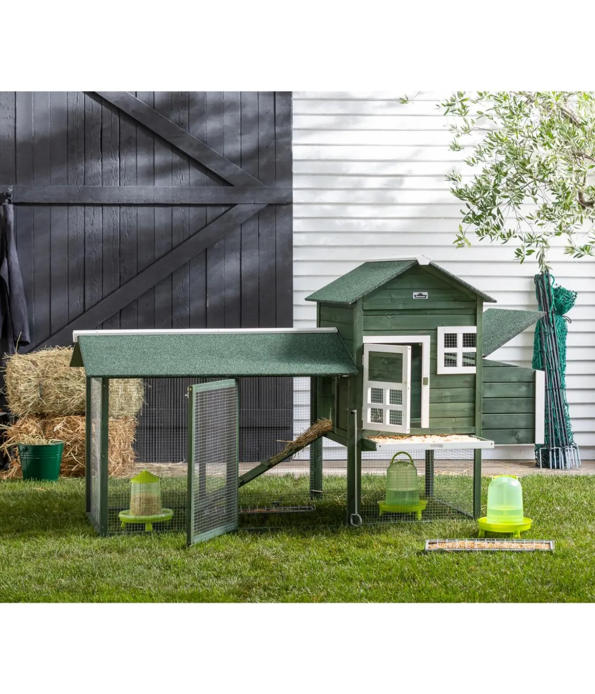 Dehner Lieblinge Hühnerstall Happy Hen, ca. B213,5/H122/T91,5 cm
