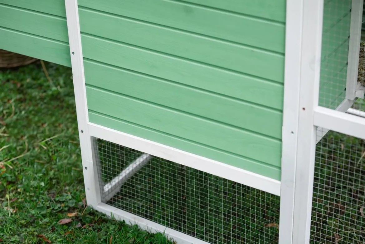 Dehner Lieblinge Hühnerstall Lotti, hellgrün, ca. B182/H119,5/T91 cm