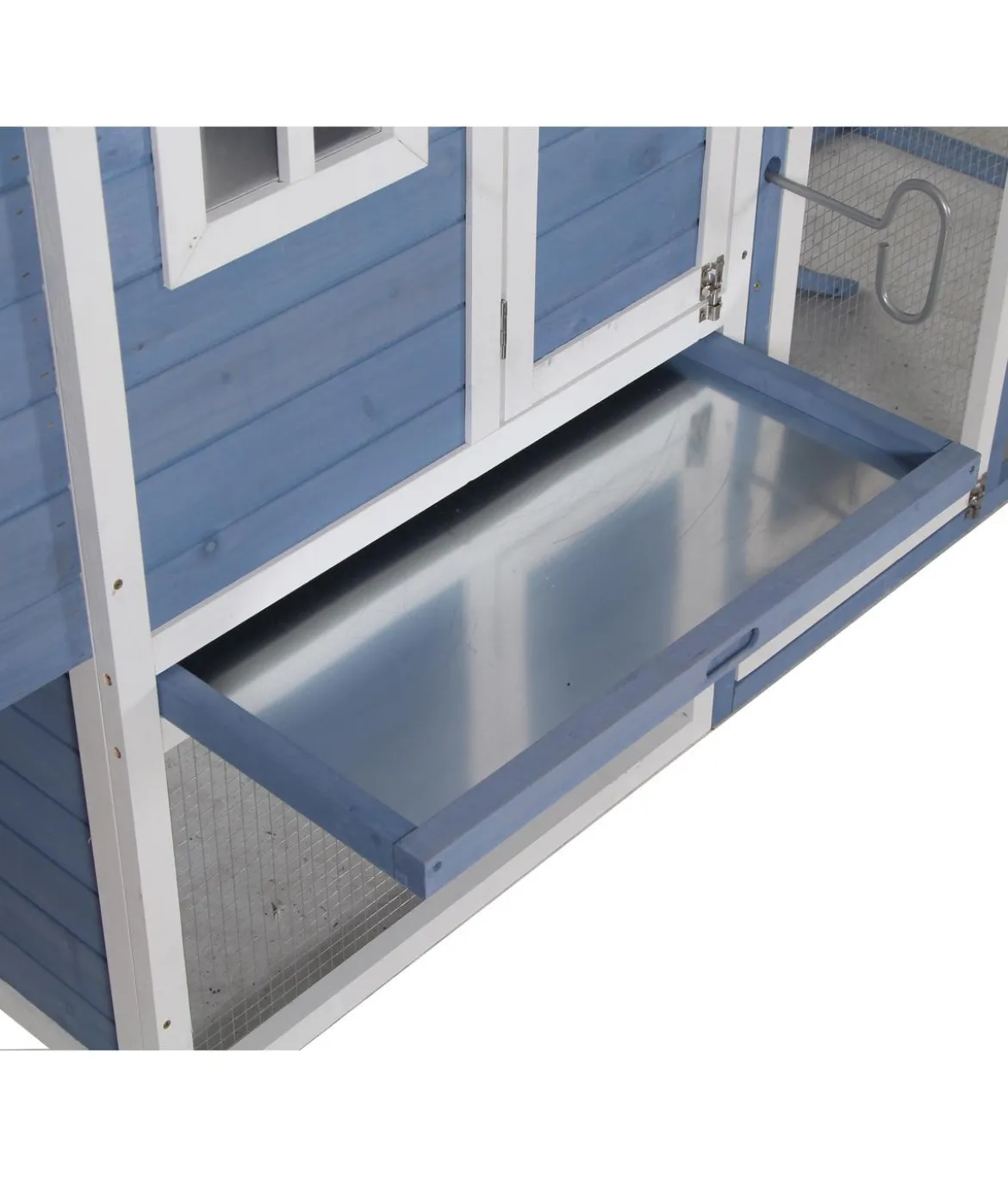 Dehner Lieblinge Hühnerstall Cottage, hellblau, ca. B221/H117,5/T73 cm