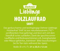 Dehner Lieblinge Holzlaufrad Shift, ca. B21/23,5/T12 cm