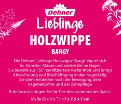 Dehner Lieblinge Holzwippe Bargy, ca. B17/H7,5/T7 cm