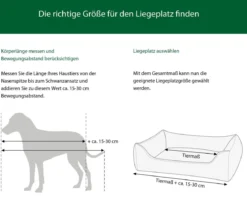 Dehner Lieblinge Hundebett Luxury Cozy, rechteckig, grau, ca. B70/H20/T50 cm