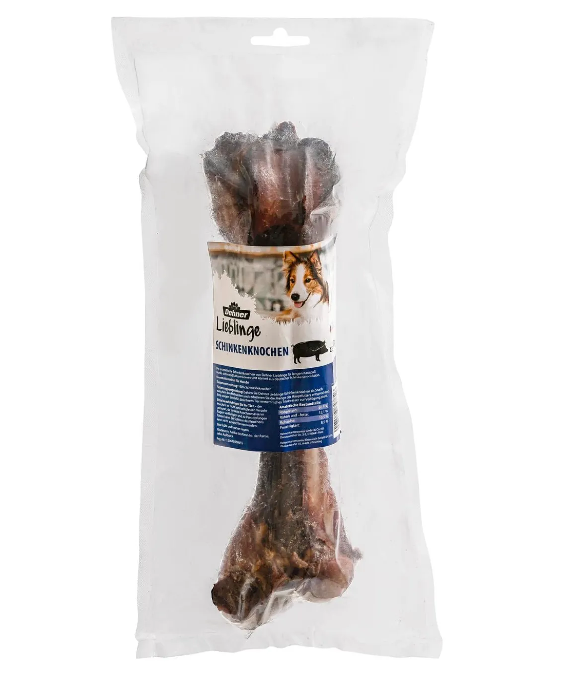 Dehner Lieblinge Hundesnack Schinkenknochen, groß