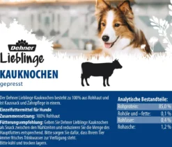 Dehner Lieblinge Hundesnack Kauknochen, gepresst, 45 g