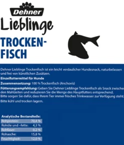 Dehner Lieblinge Hundesnack Trockenfisch