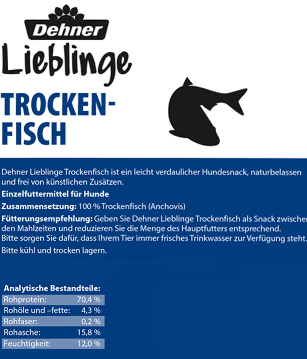 Dehner Lieblinge Hundesnack Trockenfisch