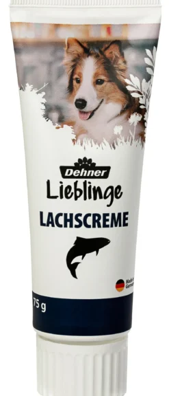 Dehner Lieblinge Hundesnack Lachscreme, 75 g
