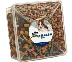 Dehner Lieblinge Hundesnack Snack-Box Jumbo, 1,2 kg