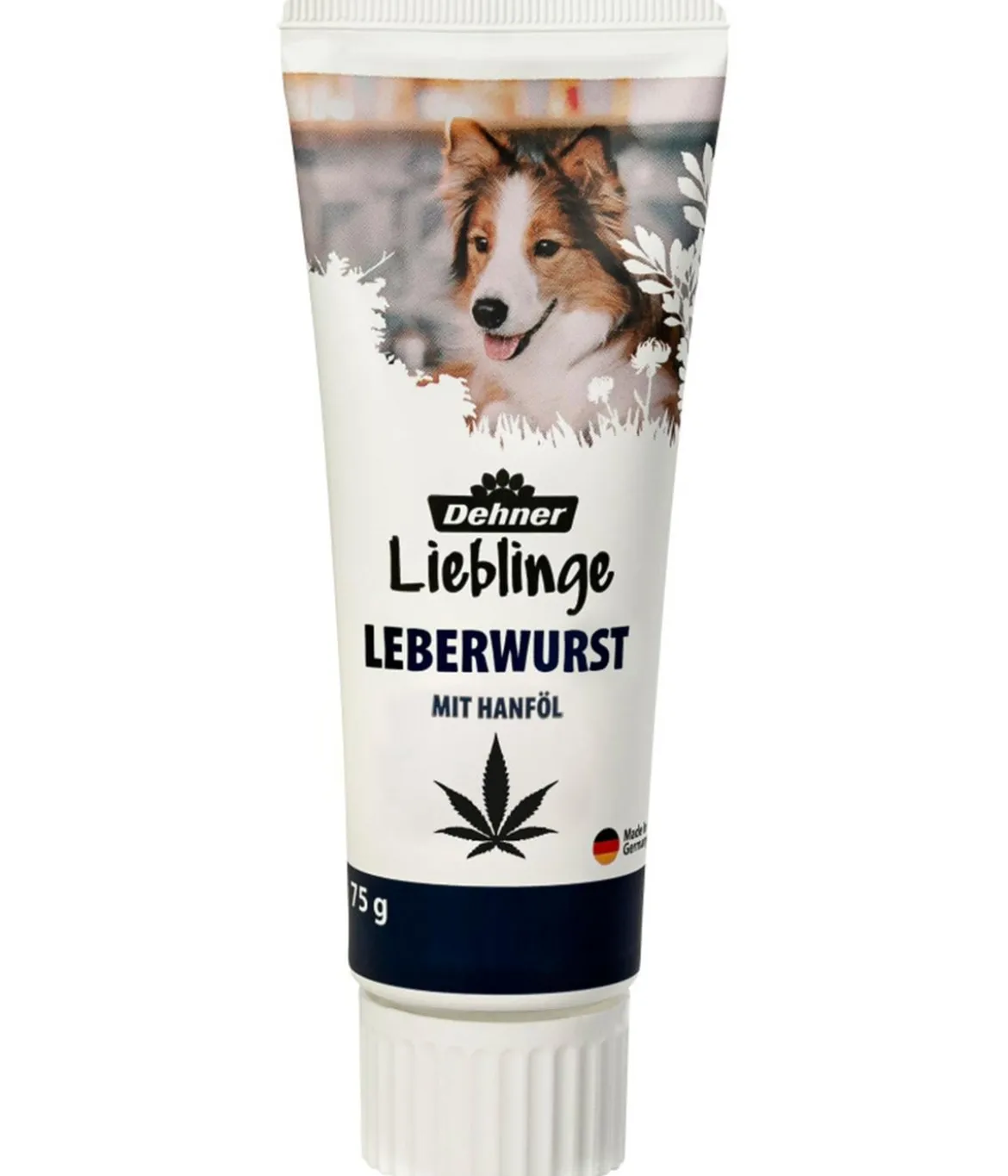 Dehner Lieblinge Hundesnack Leberwurst mit Hanföl, 75 g