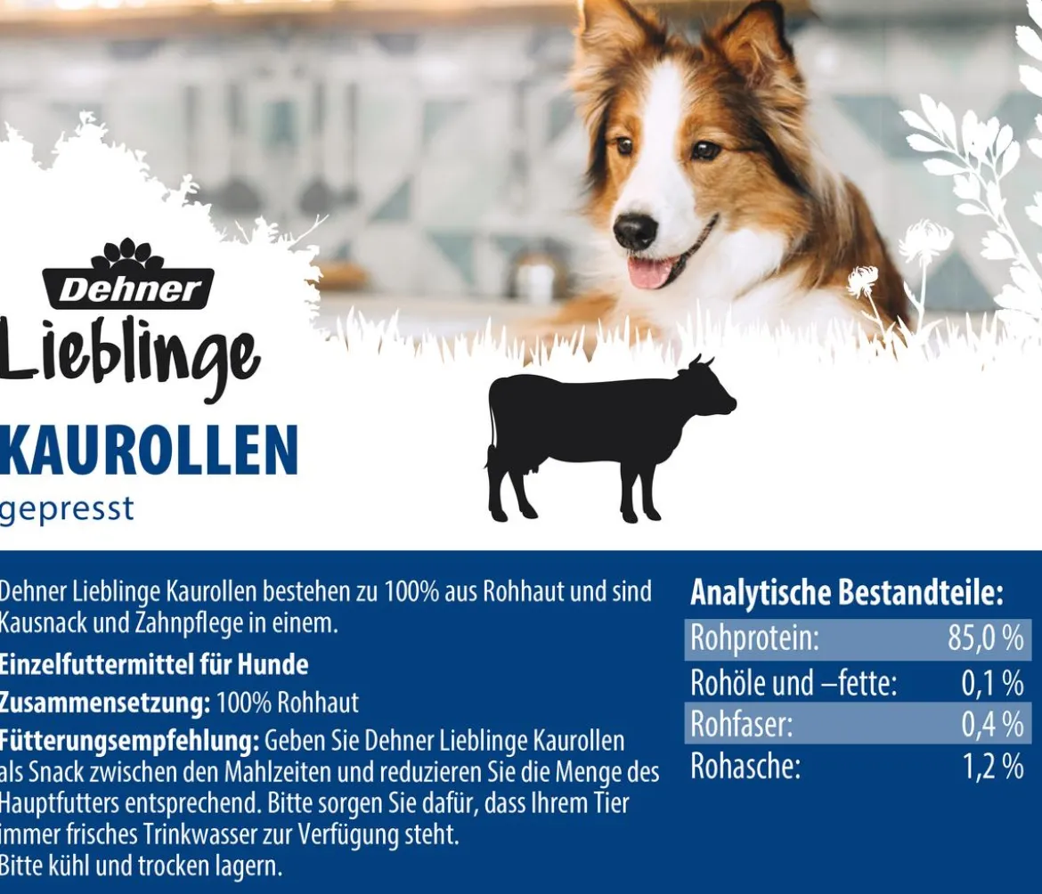 Dehner Lieblinge Hundesnack Kaurollen, gepresst, 100 g