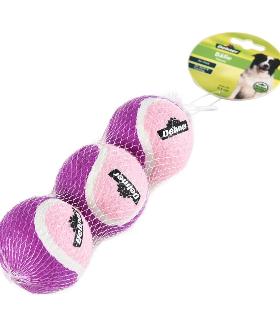 Dehner Lieblinge Hundespielzeug Bälle Tennis, 3er-Pack
