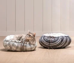 Dehner Lieblinge 2in1 Kuschelbett Hilma, rund, ca. Ø35/H20 cm