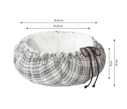 Dehner Lieblinge 2in1 Kuschelbett Hilma, rund, ca. Ø35/H20 cm