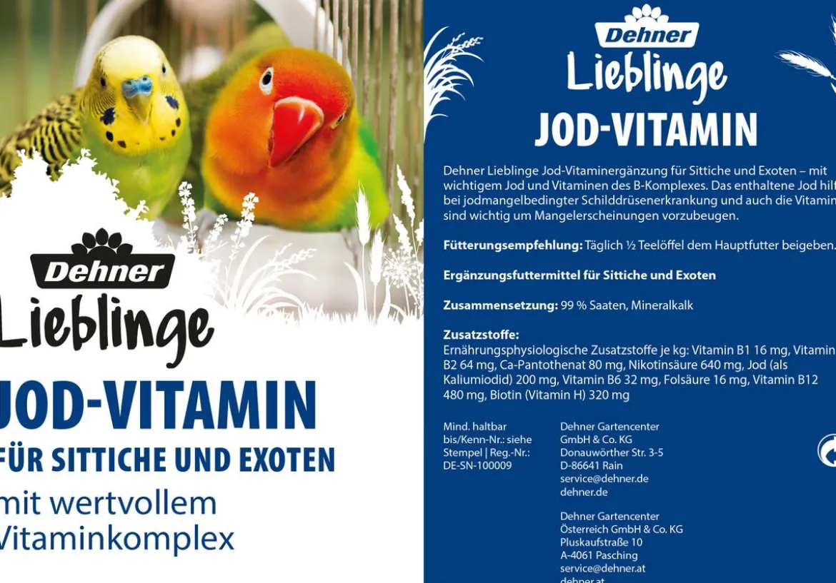 Dehner Lieblinge Jod-Vitamin, 20 g