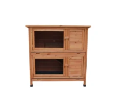 Dehner Lieblinge Kaninchenstall Original mit Wärmedämmung, ca. B114/H116/T57 cm