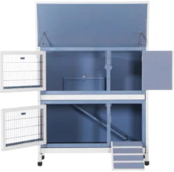Dehner Lieblinge Kaninchenstall Original mit Wärmedämmung, ca. B114/H116/T57 cm
