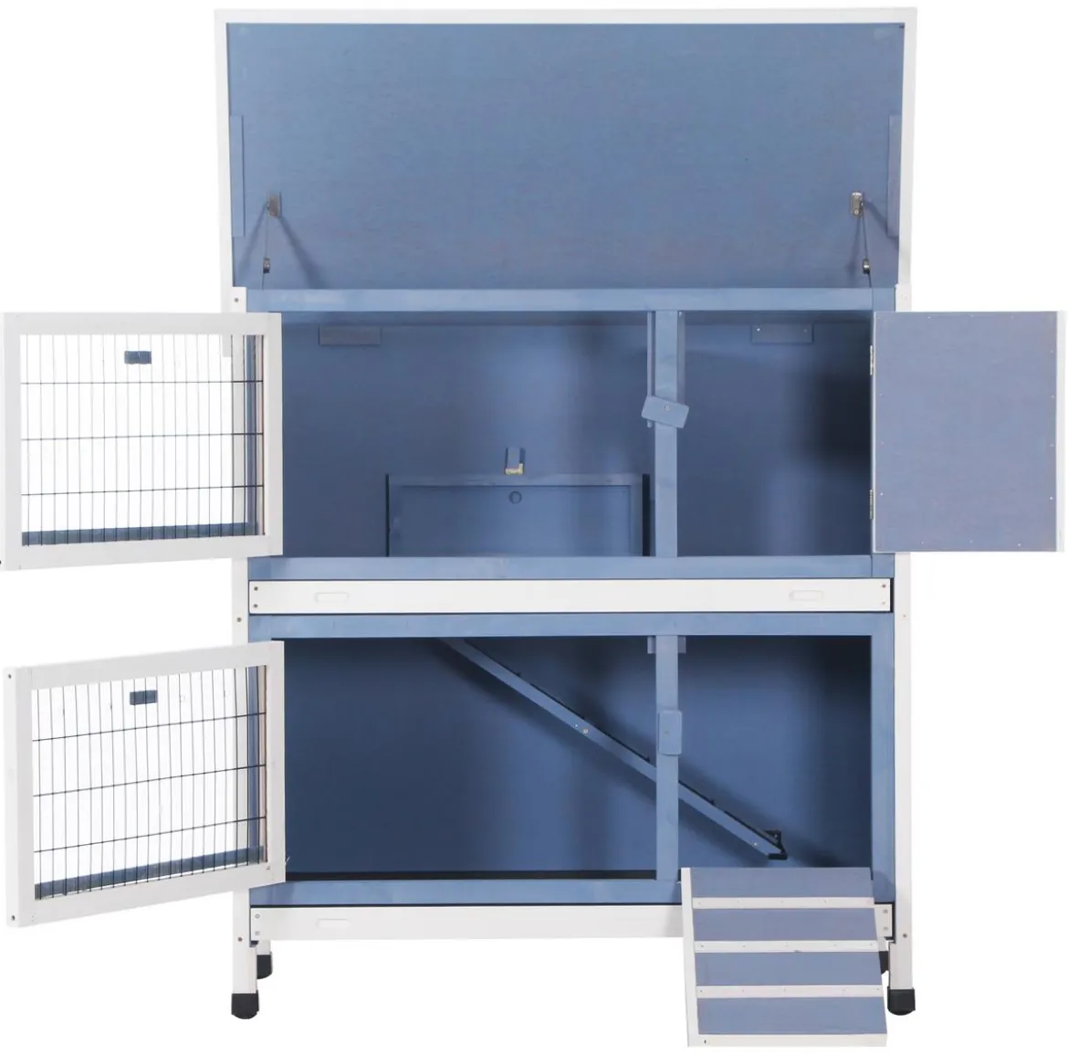 Dehner Lieblinge Kaninchenstall Original mit Wärmedämmung, ca. B114/H116/T57 cm