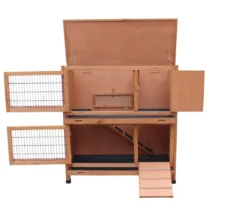Dehner Lieblinge Kaninchenstall Original mit Wärmedämmung, ca. B114/H116/T57 cm