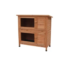 Dehner Lieblinge Kaninchenstall Original mit Wärmedämmung, ca. B114/H116/T57 cm