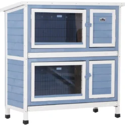 Dehner Lieblinge Kaninchenstall Original mit Wärmedämmung, ca. B114/H116/T57 cm