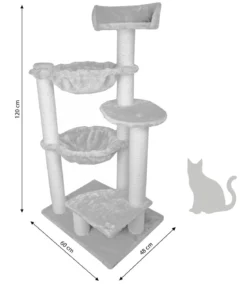 Dehner Lieblinge Katzenkratzbaum Simba, 120 cm