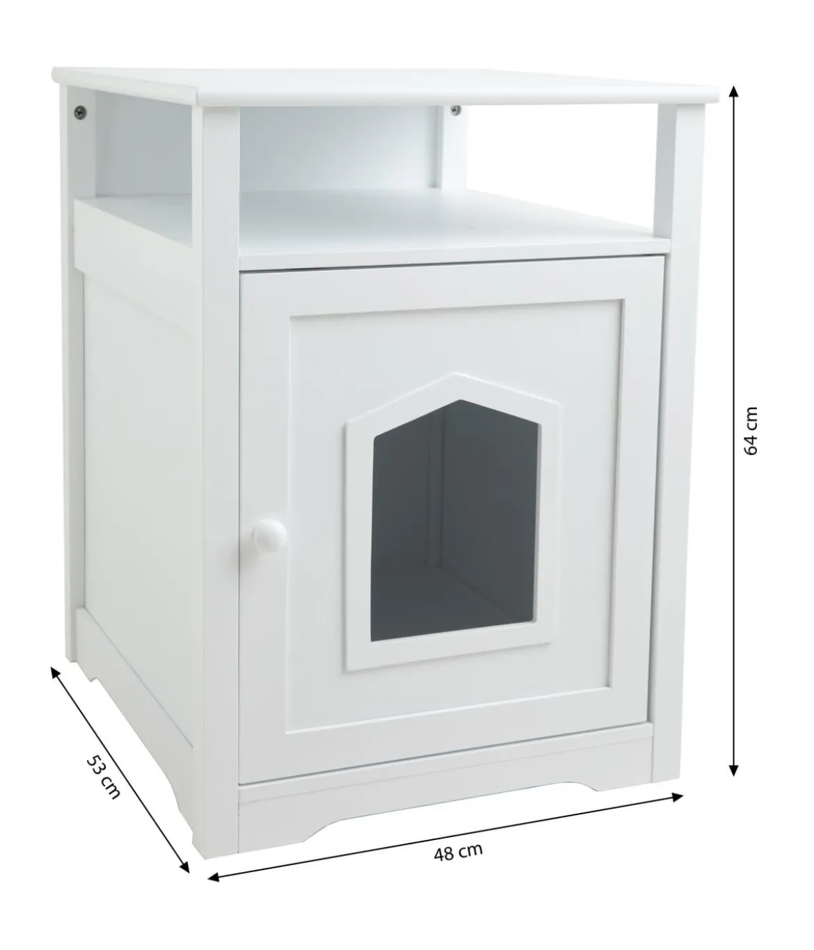 Dehner Lieblinge Katzenschrank Emi, ca. B48/H64/T53 cm