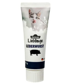Dehner Lieblinge Katzensnack Leberwurst, 75 g