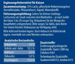 Dehner Lieblinge Katzensnack Lachscreme, 75 g