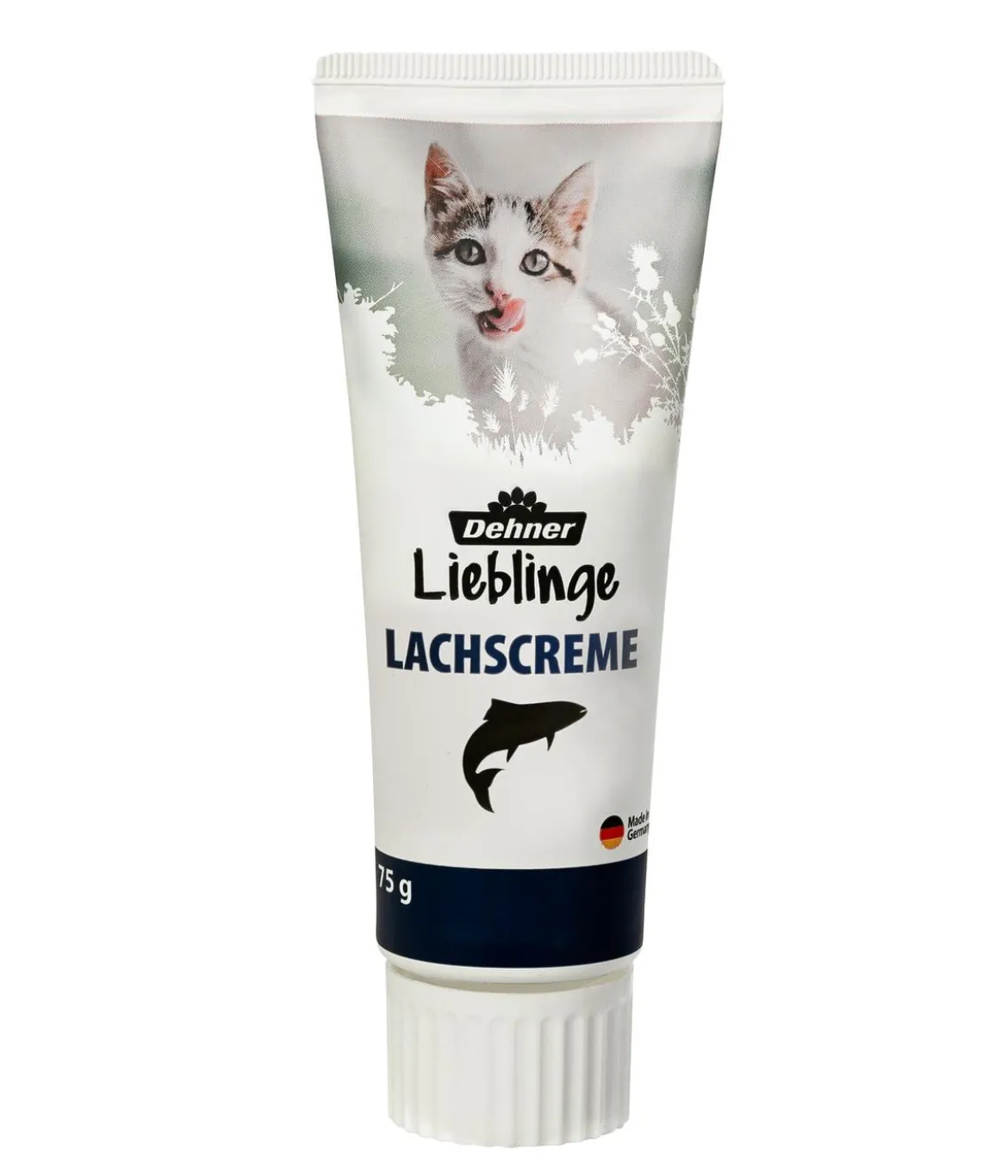 Dehner Lieblinge Katzensnack Lachscreme, 75 g