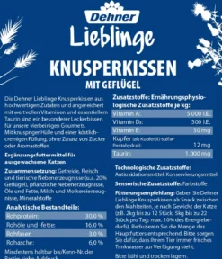Dehner Lieblinge Katzensnack Knusperkissen, 60 g