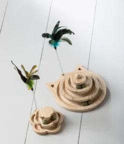 Dehner Lieblinge Katzenspielzeug Filou, ca. Ø16,5/H7,3 cm