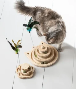 Dehner Lieblinge Katzenspielzeug Grisu, ca. Ø26/H13,5 cm