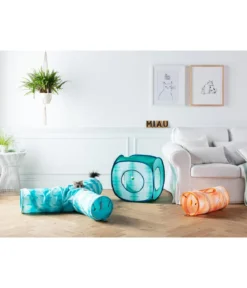 Dehner Lieblinge Katzenspielzeug Katzentunnel Triplex