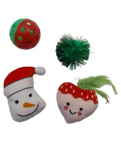 Dehner Lieblinge Katzenspielzeug-Set Kringle, 4-teilig