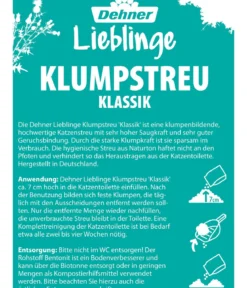 Dehner Lieblinge Klumpstreu Klassik, 20 l