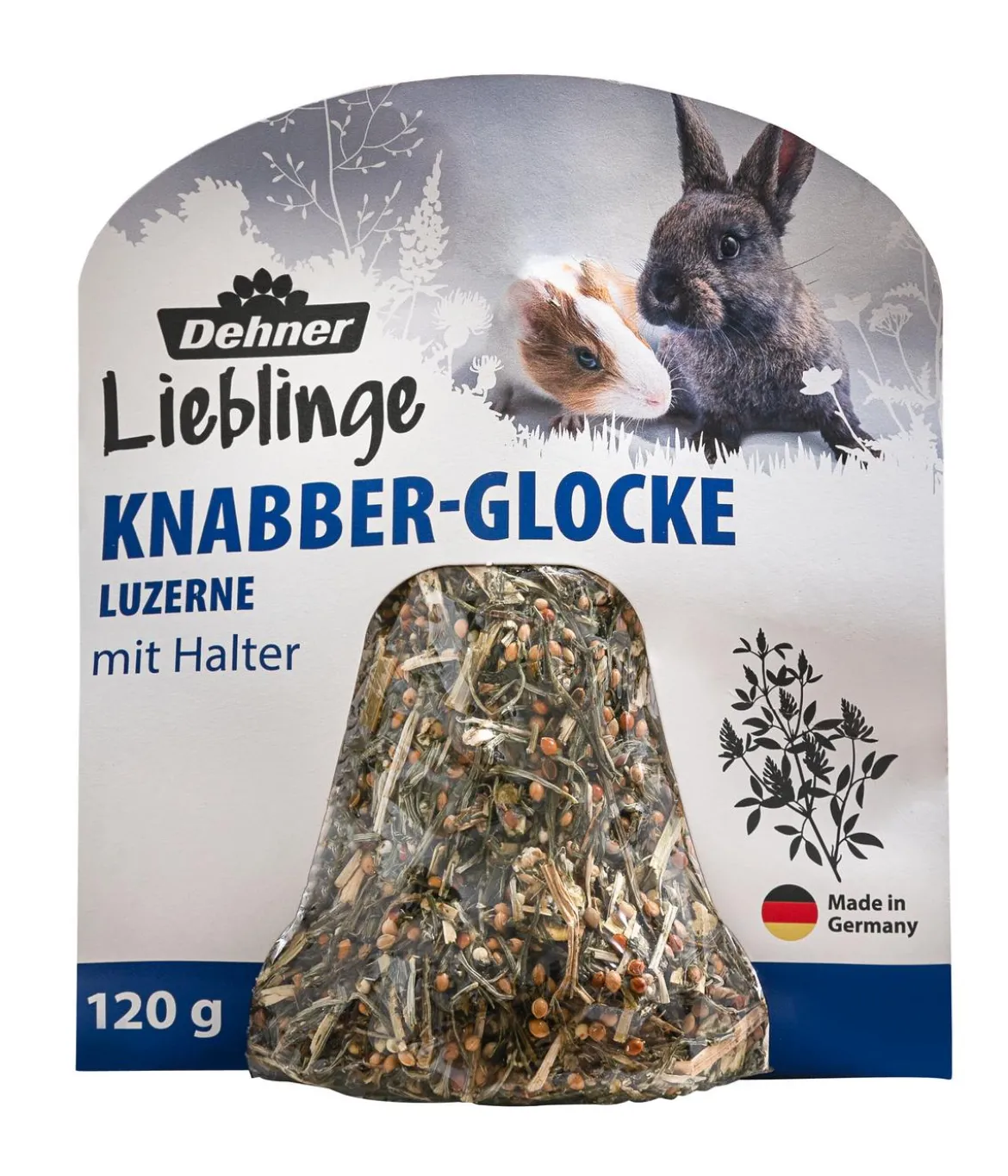 Dehner Lieblinge Knabber-Glocke Luzerne, 120 g
