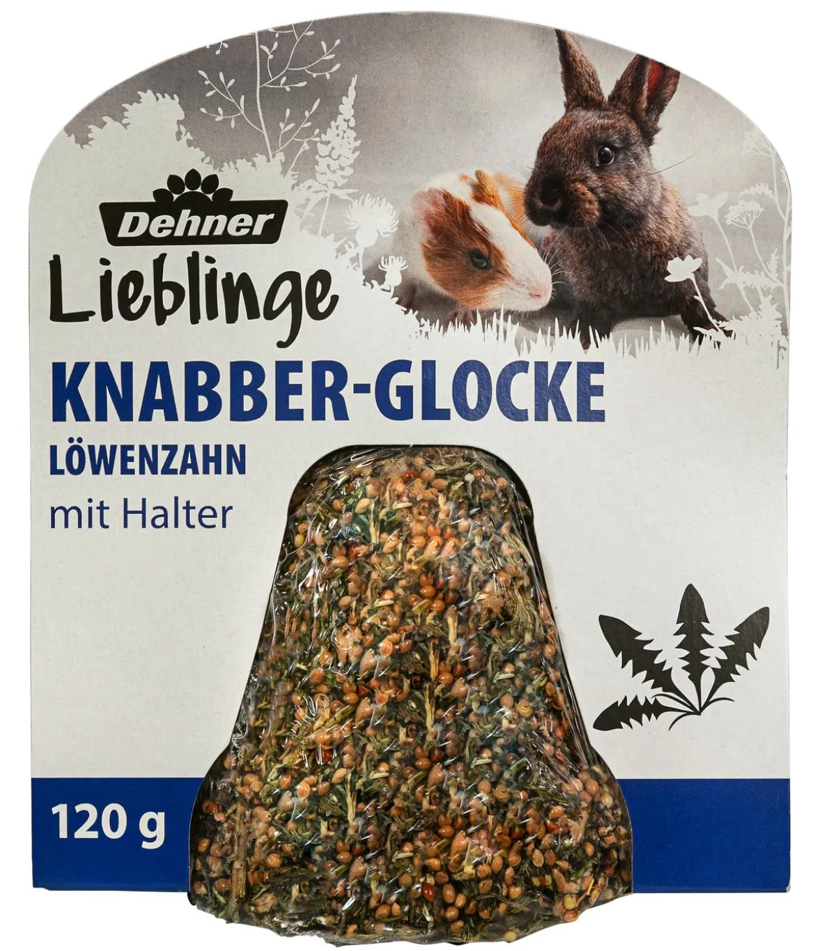 Dehner Lieblinge Knabber-Glocke Löwenzahn, 120 g
