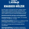 Dehner Lieblinge Knabber-Hölzer mit Pastinake & Paprika, 50 g