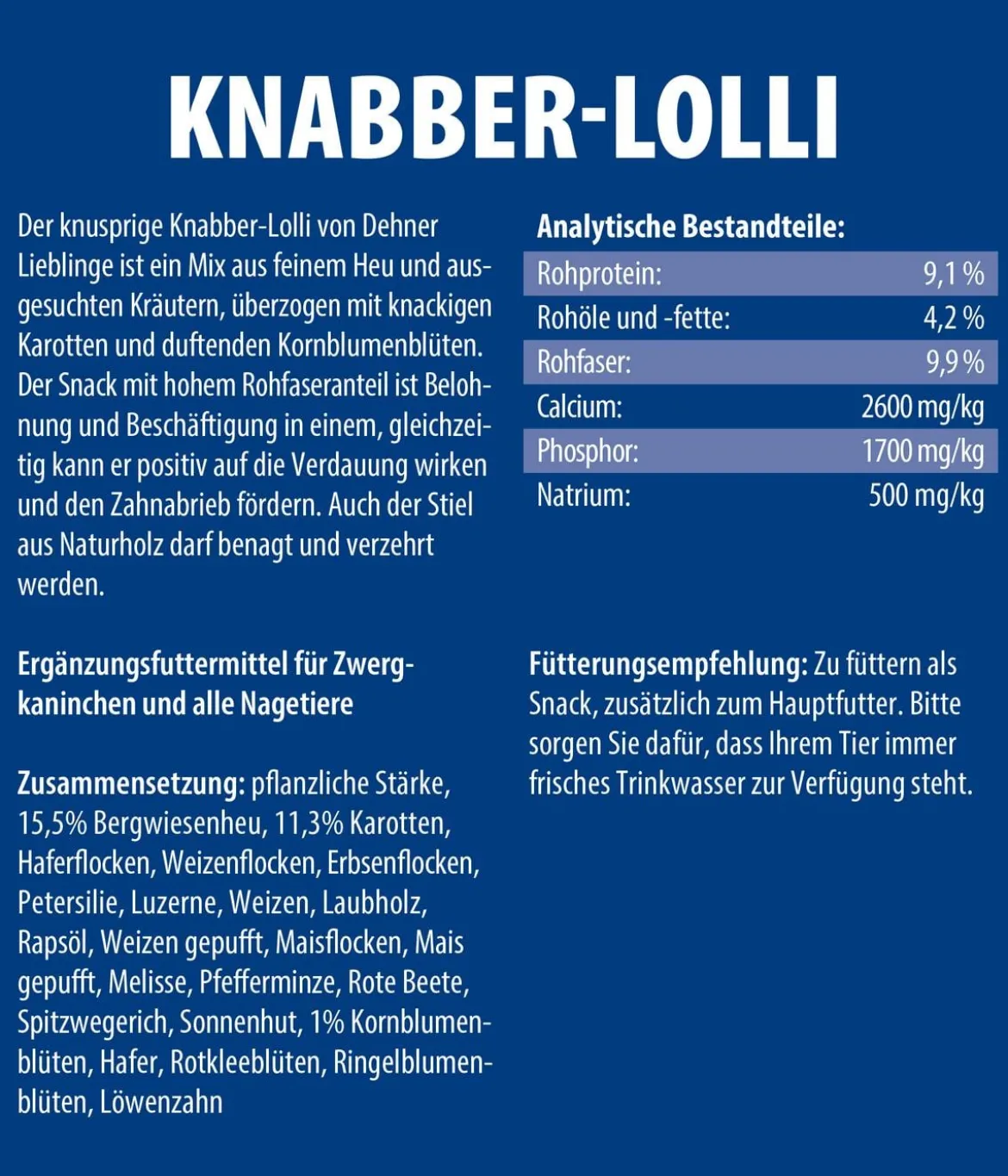 Dehner Lieblinge Knabber-Lolli, 45 g