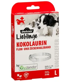 Dehner Lieblinge Kokolaurin Floh- und Zeckenhalsband L Hund