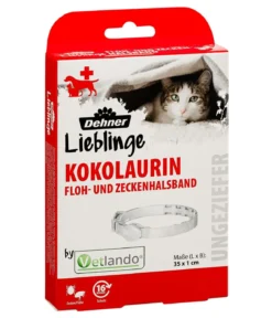 Dehner Lieblinge Kokolaurin Floh- und Zeckenhalsband Katze